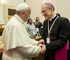 Pope Francis and CCCB President
